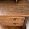 Antique early 20th Century solid oak dressing table/chest of drawers - Image 4