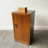 Vintage 1940’s bedside cabinet with decorative handle - Image 3