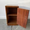 Vintage 1940’s bedside cabinet with decorative handle - Image 5