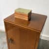 Vintage 1940’s bedside cabinet with decorative handle - Image 7