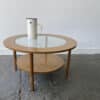 Mid-Century Modern circular coffee table by Schreiber