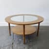 Mid-Century Modern circular coffee table by Schreiber - Image 3