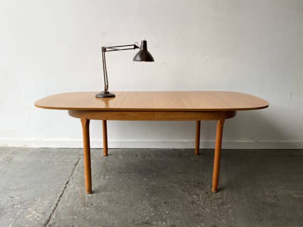 Mid-Century large dining table by Schreiber Furniture