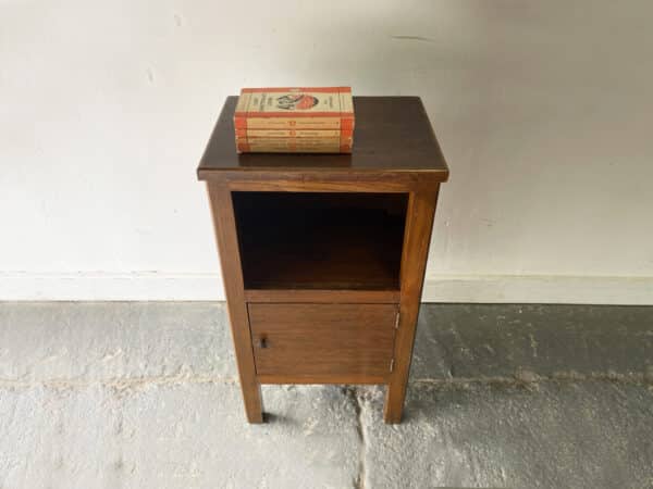 1930’s vintage mid century bedside cabinet - Image 4