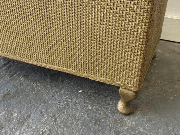 Vintage 1950’s Lloyd Loom blanket box / Ottoman - Image 4