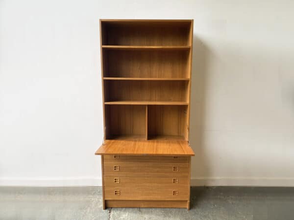 1960s mid-century modern modular teak wall unit by Sejling Skabe, Denmark - Image 7