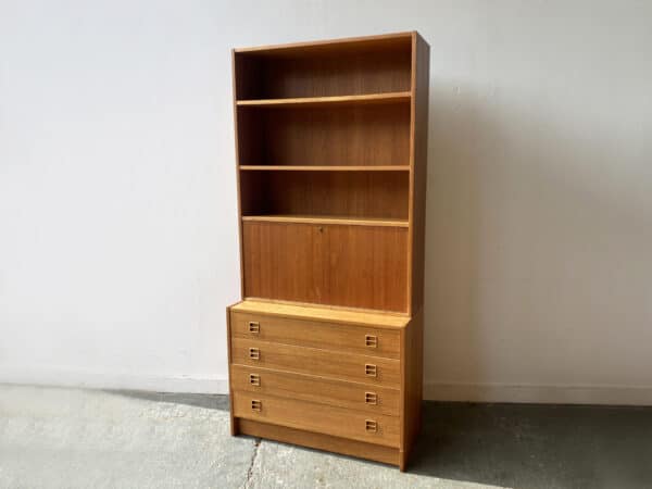 1960s mid-century modern modular teak wall unit by Sejling Skabe, Denmark - Image 3