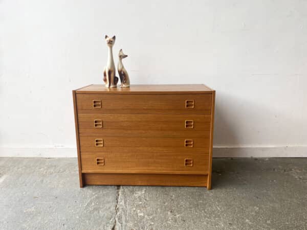Mid-Century Modern Teak Chest of Drawers by Sejling Skabe, Denmark, 1960s - Image 4