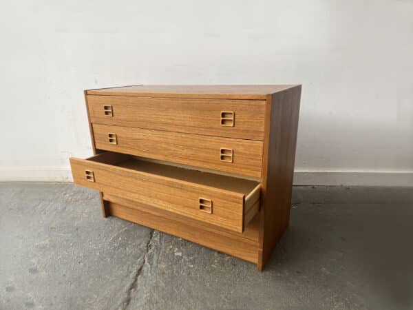 Mid-Century Modern Teak Chest of Drawers by Sejling Skabe, Denmark, 1960s