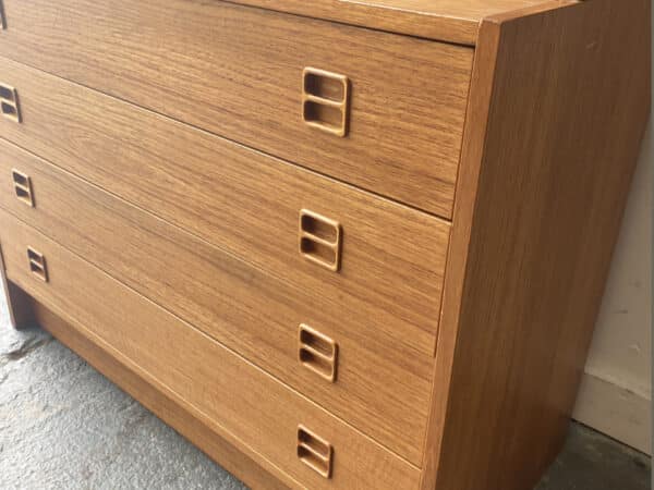 1960s mid-century modern modular teak wall unit by Sejling Skabe, Denmark - Image 4
