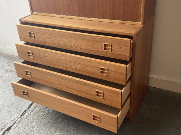 1960s mid-century modern modular teak wall unit by Sejling Skabe, Denmark - Image 6