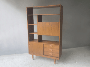 Mid Century Modern Room Divider, Wall Unit From Schreiber, 1960s